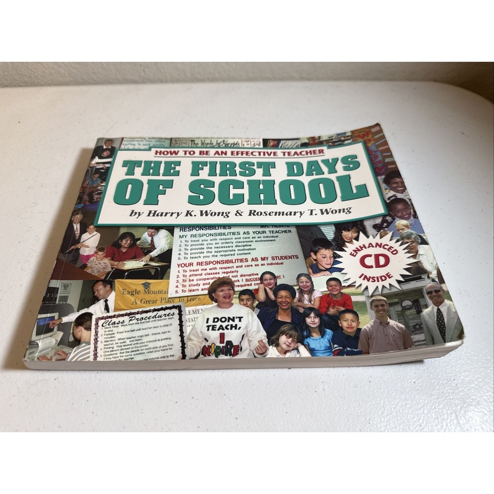 The First Days of School Harry K Wong 3rd Edition Book + CD Teacher Education